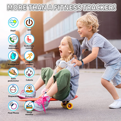Smart Fitness Watch for Kids – Track Steps, Sports & Stay Active Every Day